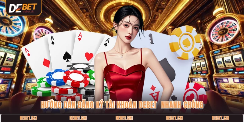 Hướng dẫn đăng ký tài khoản DEBET  nhanh chóng